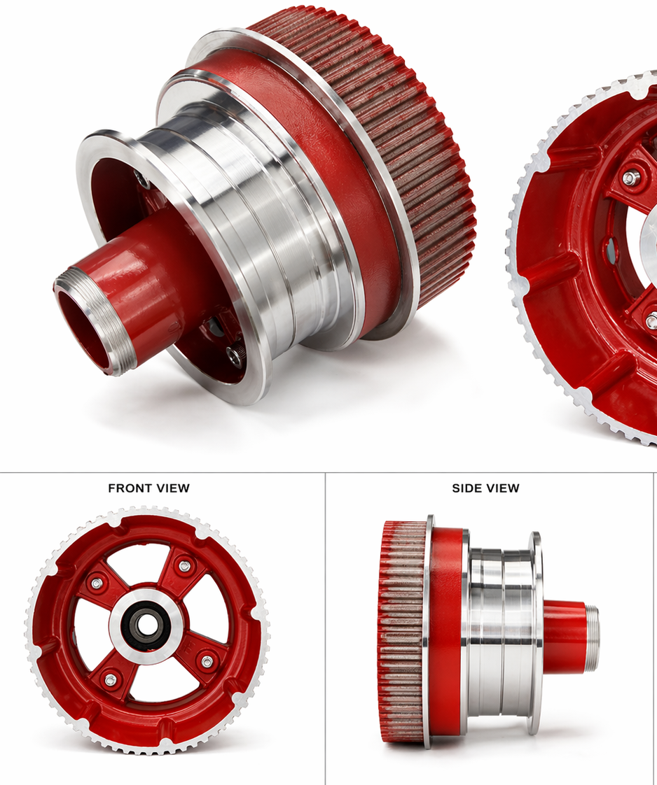 72-Tooth HTD-5M Aluminum Wheel Assembly