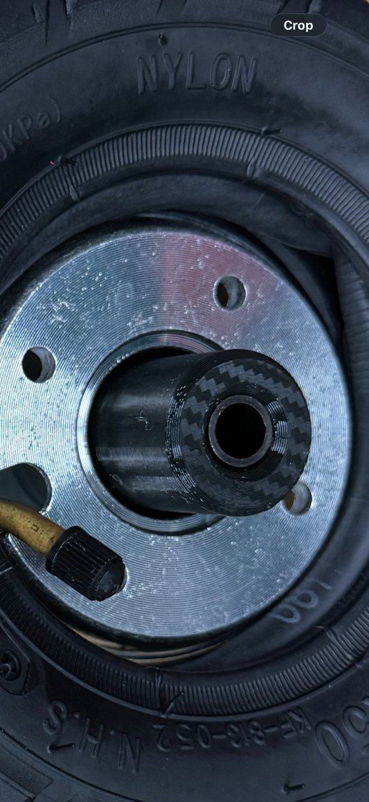 Wheel Spacer Alignment Insert for Crazy Cart