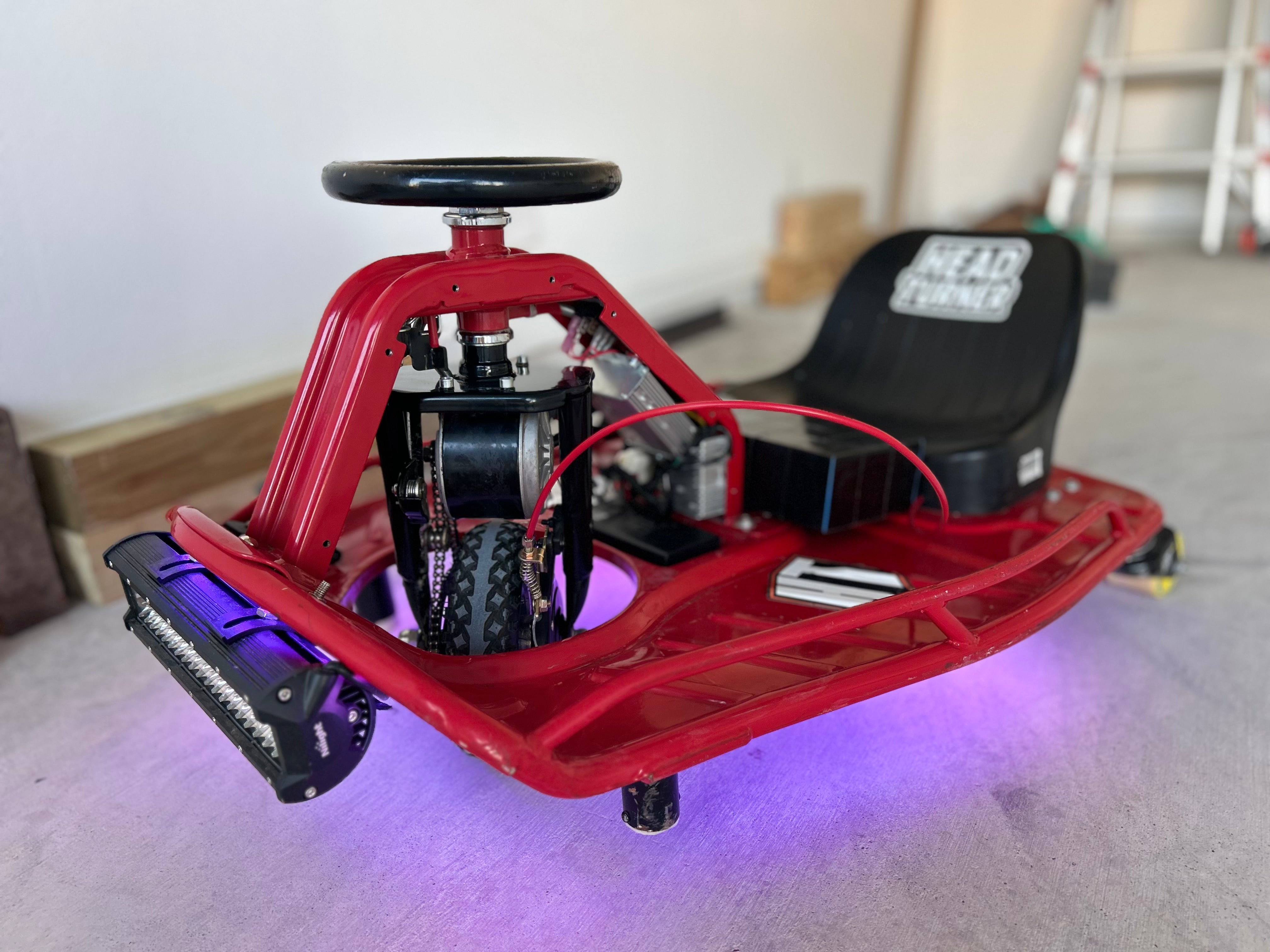 Custom LED Light Kit for Crazy Cart – Standard & XL – Head Turner