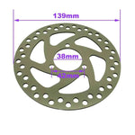 Load image into Gallery viewer, 140mm 37mm Gas Scooter Brake Disc Rotor For 47cc 49cc Pocket Bike Mini Moto Quad
