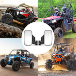 Load image into Gallery viewer, Universal Side View Mirrors w/Clamps for UTV&#39;s
